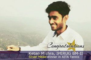 Ketan Mishra:  Wins Silver Medal @ AITA