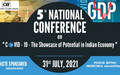 5th National Conference at IPER Bhopal – 31st July, 2021