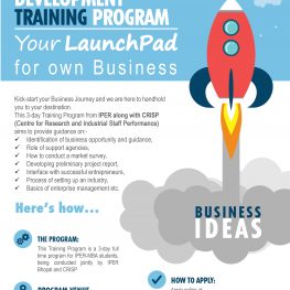 Entrepreneurship Development Training Program