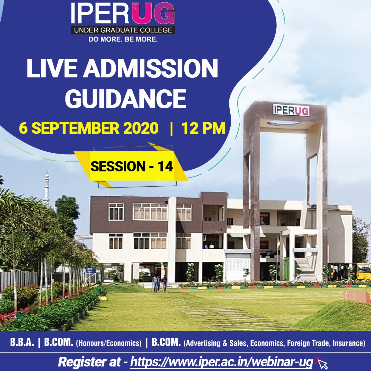 IPER UG Admission Webinar - IPER Bhopal