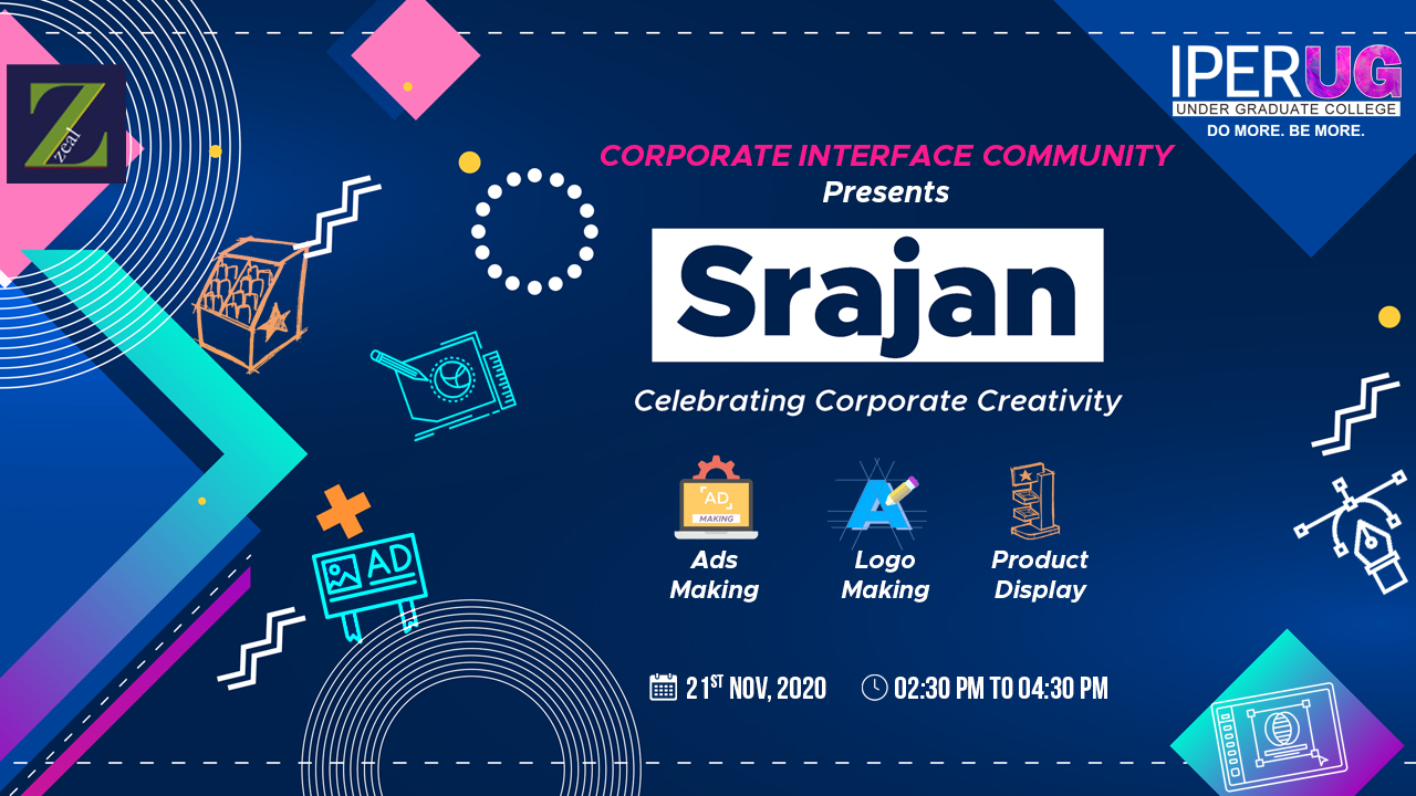 IPERUG Srajan – Corporate Creativity with Ad Making, Logo Making & Product Display Contests