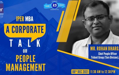 Corporate Talk at MBA by Mr. Rohan Bhargava