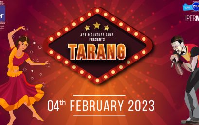 Tarang – Art & Culture Event at IPER MBA – 4th Feb, 2023