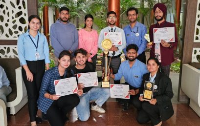 Overall Champions Trophy Winners at SAGE Umang 2K23 – IPER MBA