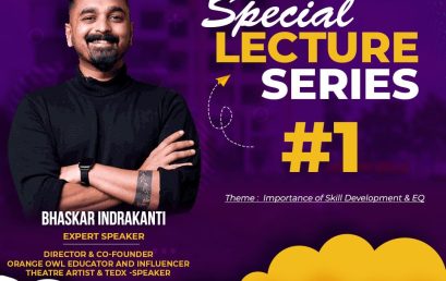 Special Lecture Series #1 – by Mr. Bhaskar Indrakanti – 18th Sept, 2023