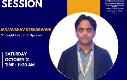 Corporate Guest Session by Mr. Vaibhav Kesharvani – 21st Oct, 2023