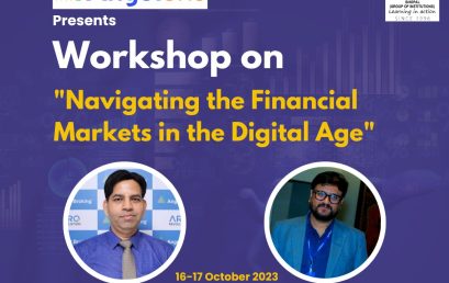 Workshop on “Navigating the Financial Markets in the Digital Age” – 16-17 Oct, 2023
