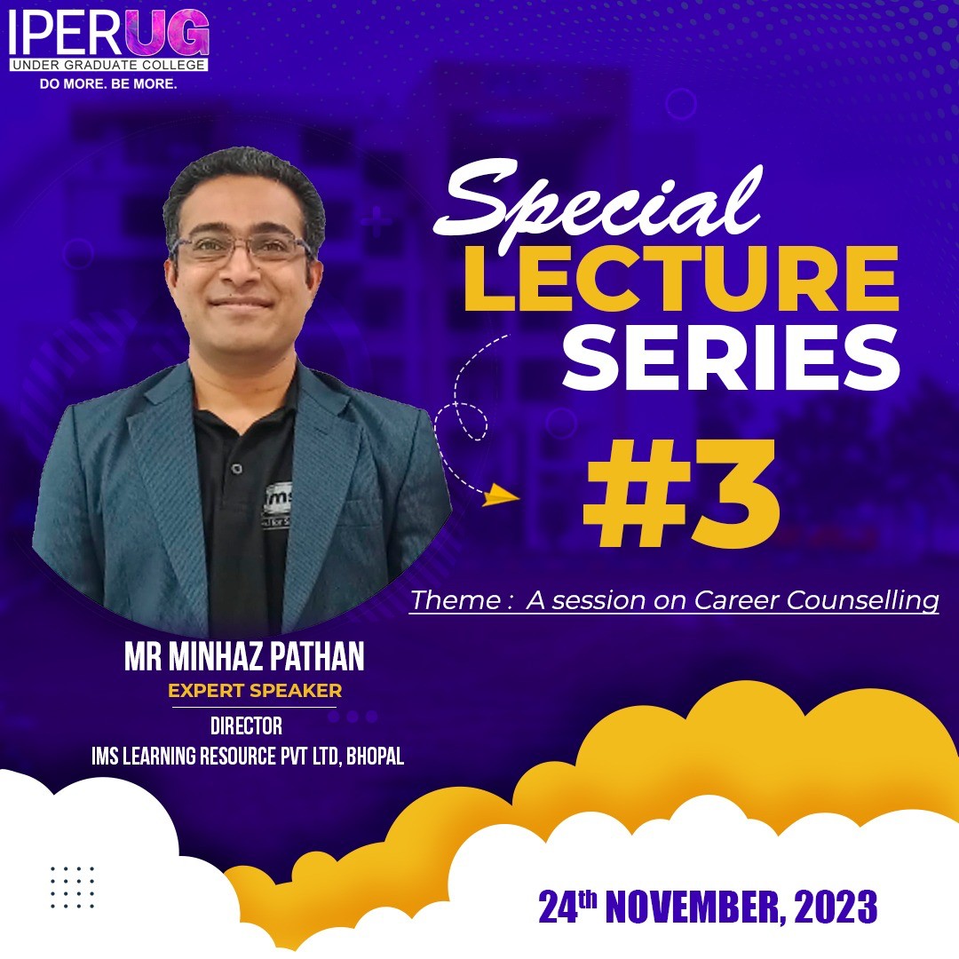 Guest Lecture Series #3 at IPER UG – 24th Nov, 2023