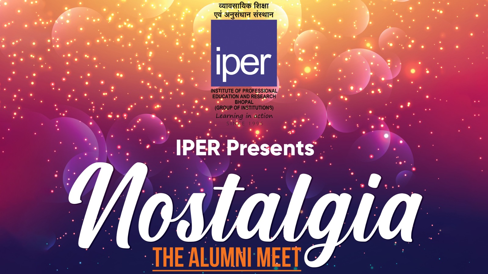 Celebrating Nostalgia: IPER Alumni Meet – 27th April, 2024