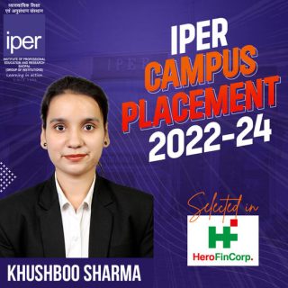 MBA PLACEMENT - KHUSHBOO SHARMA
