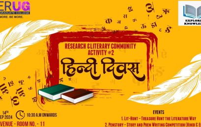 Hindi Diwas Celebrations – IPER UG – 14th Sep 2024