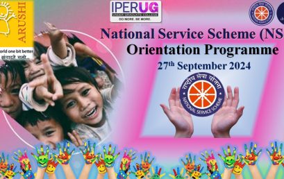 NSS Orientation Program – IPER UG – 27th Sept, 2024