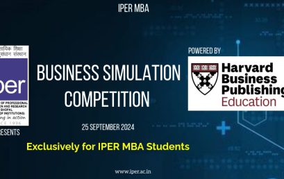 Business Simulation Competition at IPER MBA – 25th Sept, 2024