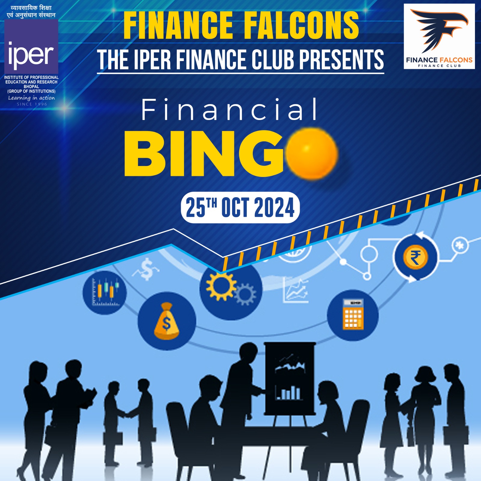 Finance Falcons Club – Bingo – 25th Oct, 2024