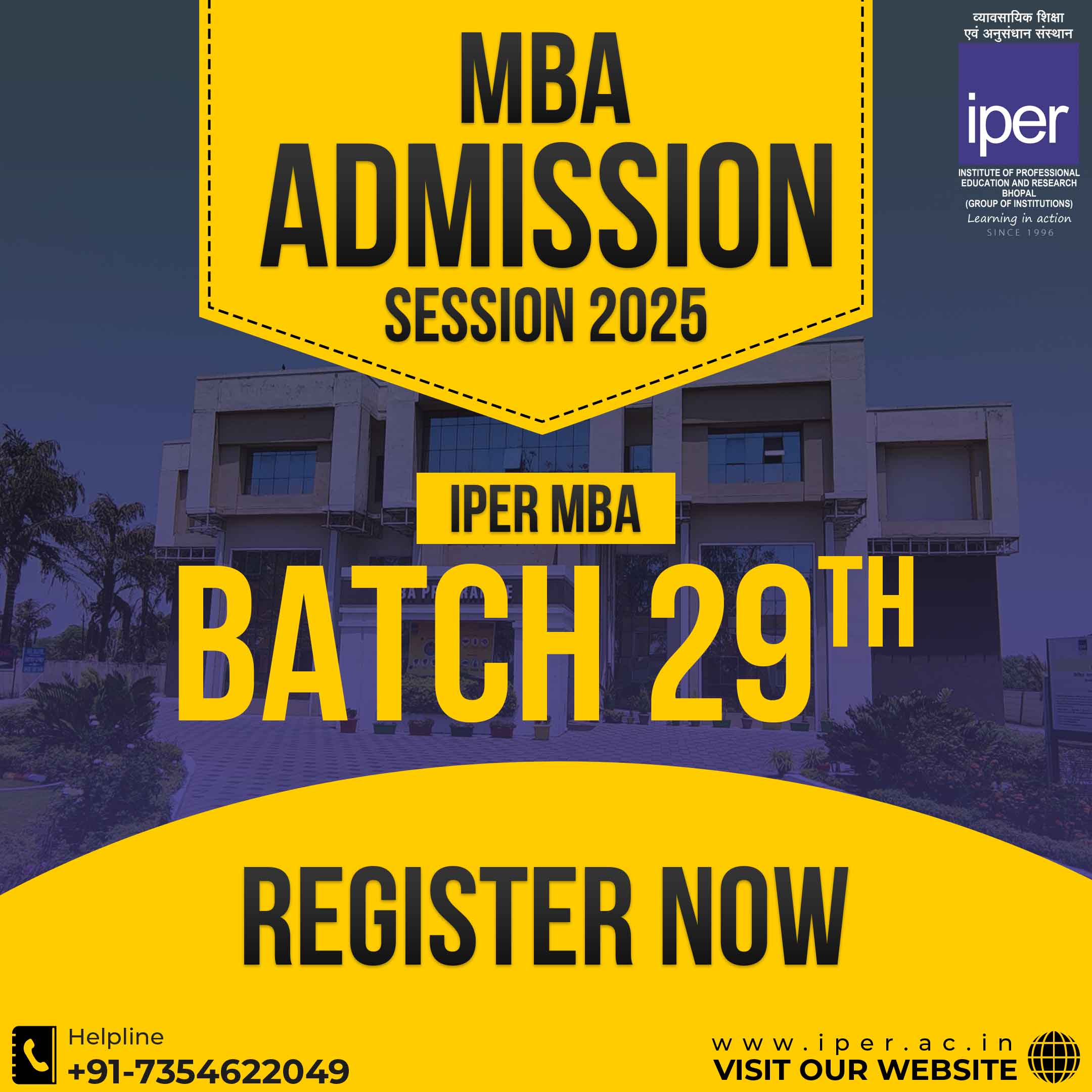 IPER MBA 2025 Admission