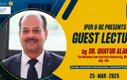 Guest Lecture by Dr. Ghayur Alam, NLIU Bhopal – 25th March, 2025