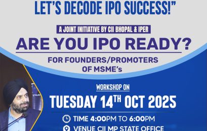 IPO Readiness Workshop – Designed Exclusively for MSME Founders & Promoter