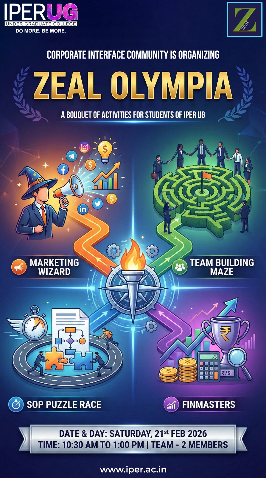 Zeal Olympia – Management Games 2026