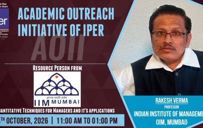 Academic Outreach Initiative of IPER | Quantitative Techniques for Managers