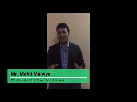 Mr. Mohit Malviya - AVP, Home Credit India - IPER Alumni Class of 2009
